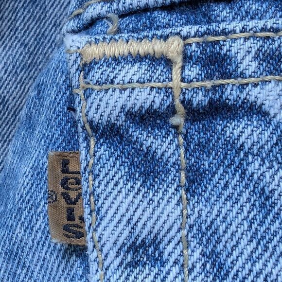 Levi's Vintage 80s Stonewash Grunge Jeans Brown Tab Made USA Women's Sz 10 - Picture 6 of 13